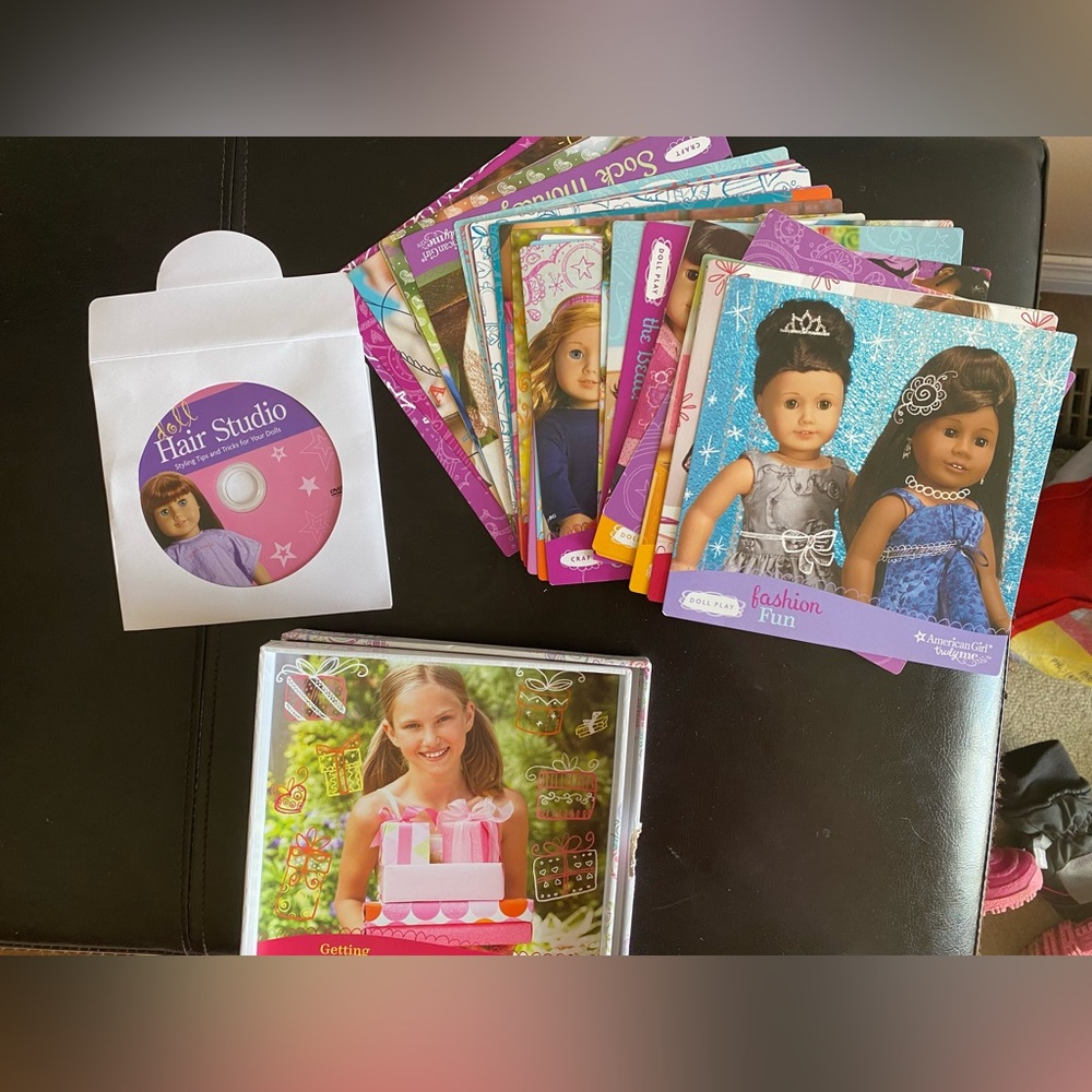 American Girl ~ Truly Me ~ Game Pick A Color Choose An Activity Wheel Travel Set